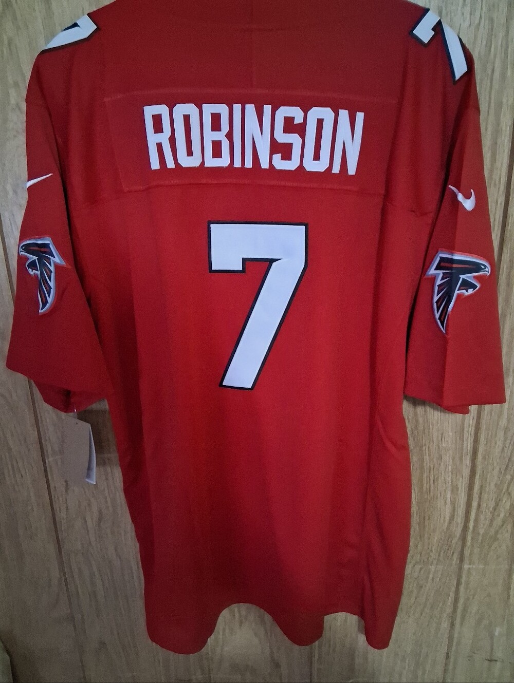 Mystery Sports Card With Bijan Robinson XL Fuse Home jersey